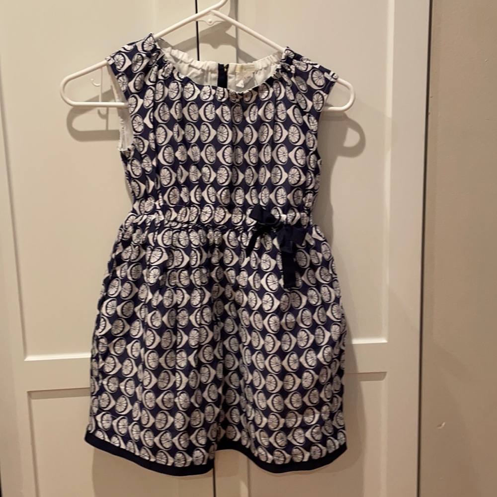 Crew Cuts Cotton Lemon Dress